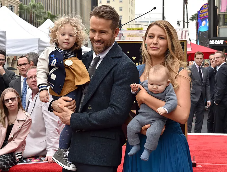Blake Lively and Ryan Reynolds Love Story Child
